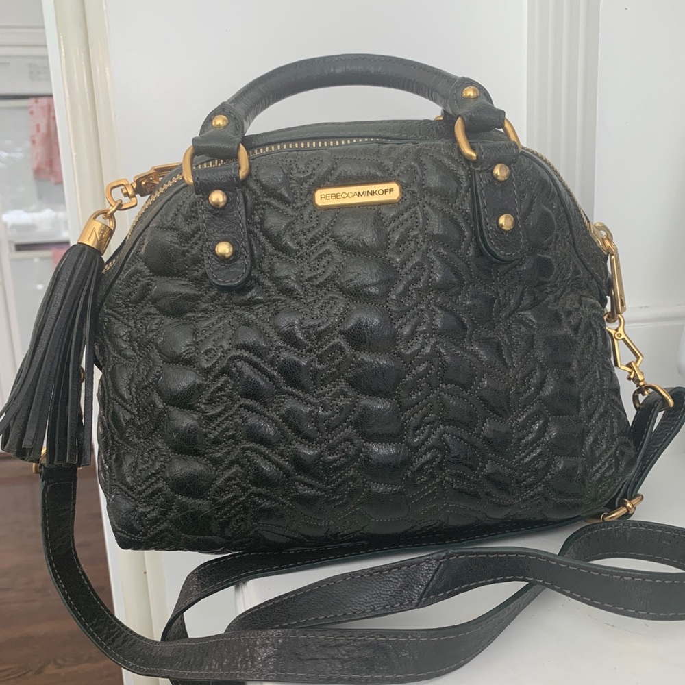 Rebecca Minkoff Croc Embossed Crossbody